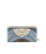 GATTINONI PLANETARIUM Portafoglio grande zip around luna/ white - Portafogli Donna - 3