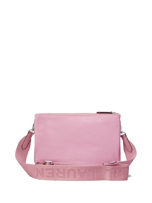 LANDYN Borsa piatta a tracolla in nylon rose mauve - Borse Donna