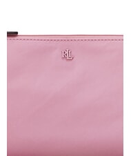 RALPH LAUREN LANDYN Borsa piatta a tracolla in nylon rose mauve - Borse Donna - 4