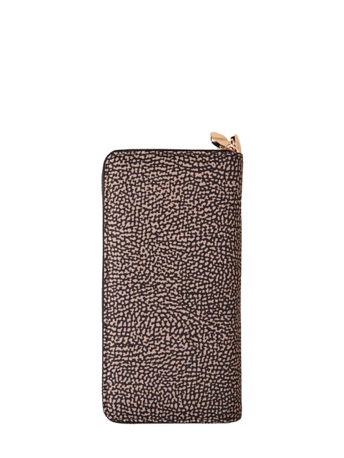 CLASSICA Portafoglio zip around OP/NATURALE/NERO - Portafogli Donna