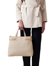 BORBONESE ARMOR  Shopper a mano, con tracolla sabbia - Borse Donna - 5