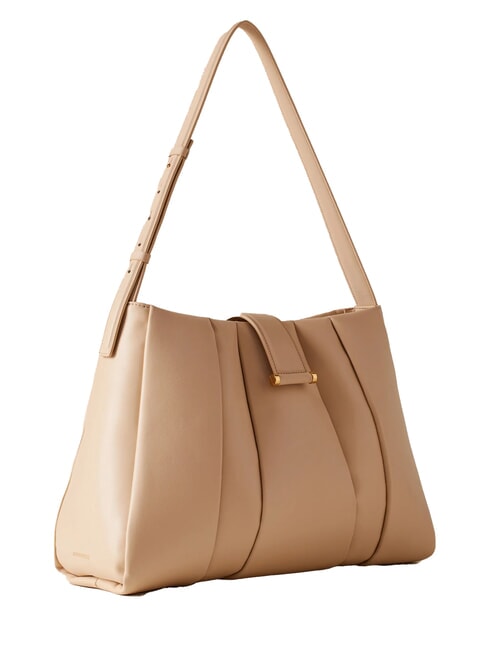 L ECLAIR  Borsa a spalla, in pelle sabbia - Borse Donna