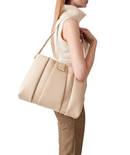 BORBONESE L ECLAIR  Borsa a spalla, in pelle sabbia - Borse Donna - 5