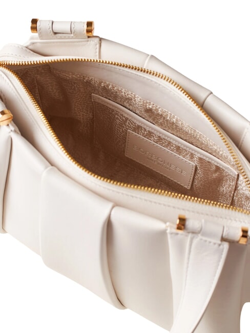 L ECLAIR  Bauletto a spalla, in pelle bianco - Borse Donna