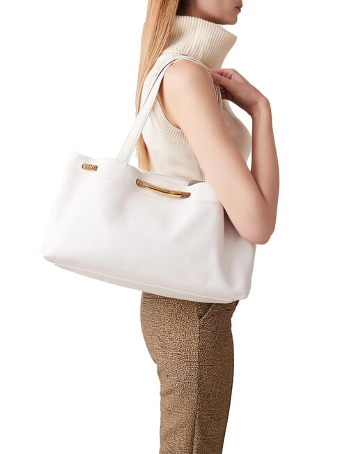 FILO  Borsa a spalla, in pelle bianco - Borse Donna