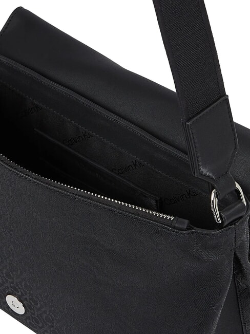 CK MUST Borsa a spalla con flap ck black - Borse Donna