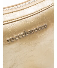 ROCCOBAROCCO FRINGES Borsa con manico e tracolla gold - Borse Donna - 4