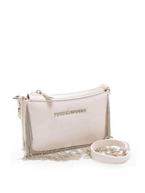 FRINGES Borsa a tracolla con frange white - Borse Donna