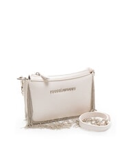 ROCCOBAROCCO FRINGES Borsa a tracolla con frange white - Borse Donna - 2