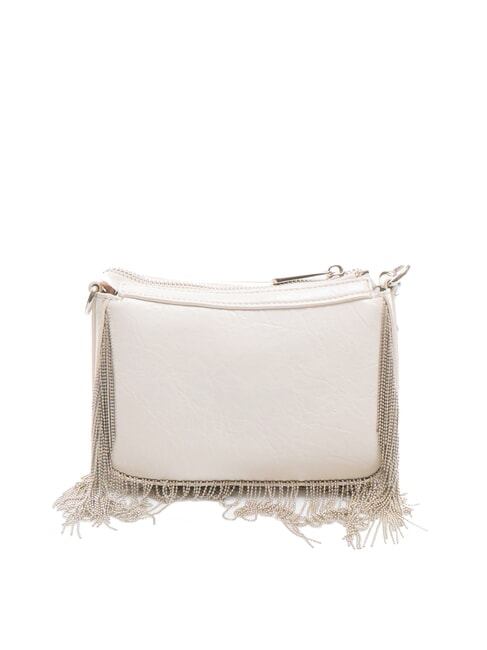 FRINGES Borsa a tracolla con frange white - Borse Donna