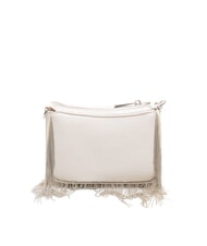 ROCCOBAROCCO FRINGES Borsa a tracolla con frange white - Borse Donna - 3