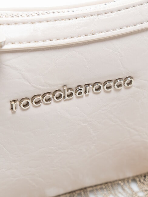 FRINGES Borsa a tracolla con frange white - Borse Donna