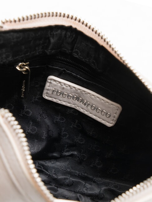 FRINGES Borsa a tracolla con frange white - Borse Donna