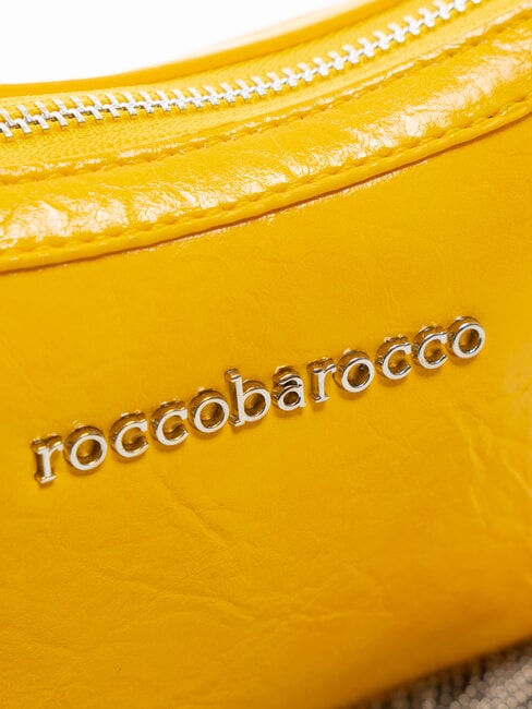 FRINGES Borsa a tracolla con frange yellow - Borse Donna
