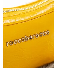 ROCCOBAROCCO FRINGES Borsa a tracolla con frange yellow - Borse Donna - 4
