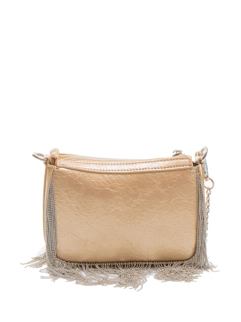 FRINGES Borsa a tracolla con frange gold - Borse Donna