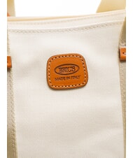 BRIC’S SORRENTO LUDOVICA Borsa shopping a mano in canvas PANNA - Borse Donna - 4