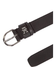 TOMMY HILFIGER ESSENTIAL EFFORTLESS Cintura in pelle black - Cinture - 2
