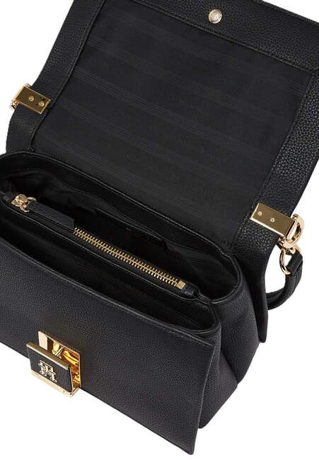 TH HERITAGE Borsa a spalla, con tracolla black - Borse Donna