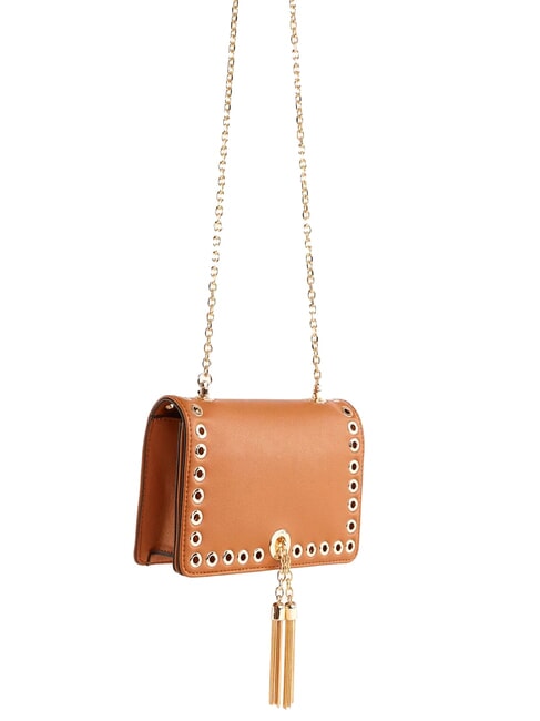 DIVA Borsa a tracolla con borchiette tan - Borse Donna