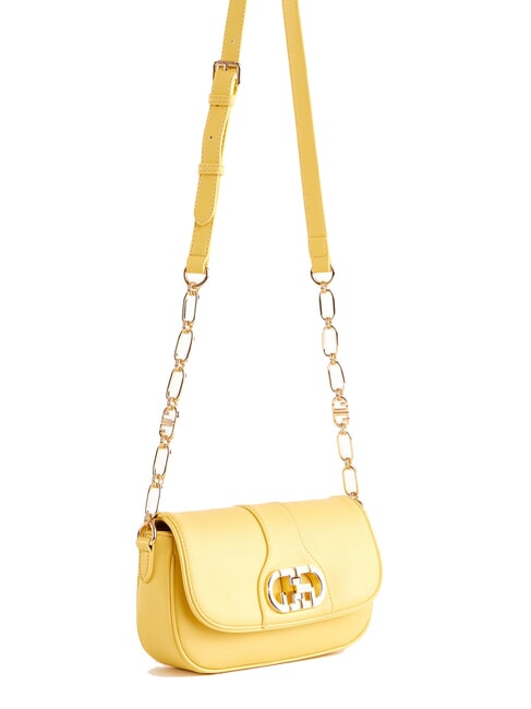 DIANA Borsa con flap e tracolla catena yellow - Borse Donna