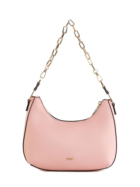 DORIS Borsa a spalla con loghi in metallo ROSE - Borse Donna