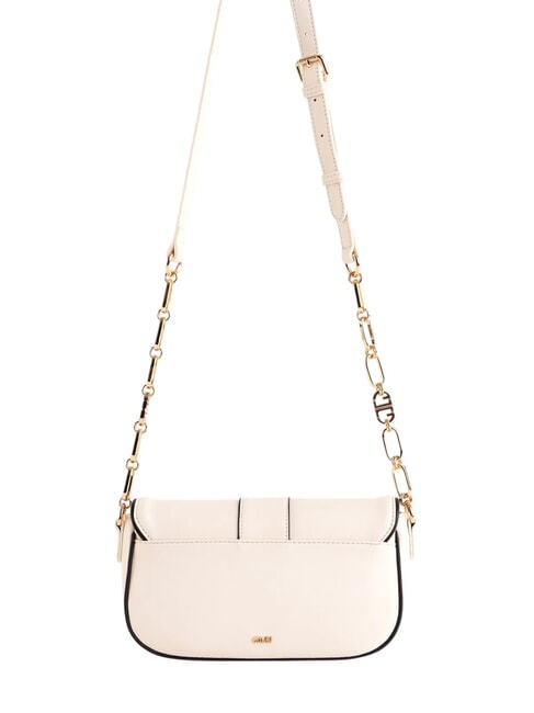 DIANA Borsa con flap e tracolla catena white - Borse Donna