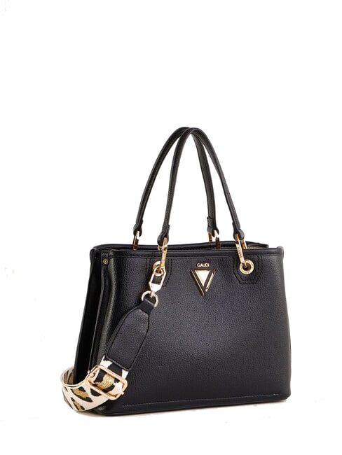 BEA SUMMER S Borsa piccola con tracolla animalier NERO - Borse Donna