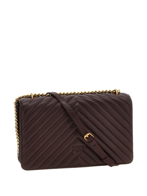 CLASSIC LOVE ONE Borsa in pelle nappa uva di catawba-antique gold - Borse Donna