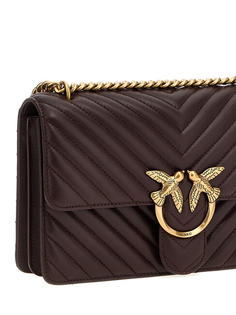 CLASSIC LOVE ONE Borsa in pelle nappa uva di catawba-antique gold - Borse Donna