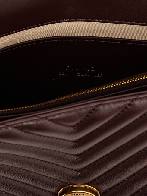 CLASSIC LOVE ONE Borsa in pelle nappa uva di catawba-antique gold - Borse Donna