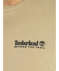TIMBERLAND ASOS DESIGN 4 T-shirt in cotone con stampa sul retro lemon pepper - T-shirt Uomo - 2