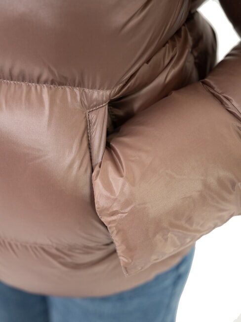 FRIENDLY Piumino cappuccio pelliccia medieval - dark stee - Giacche Bambini