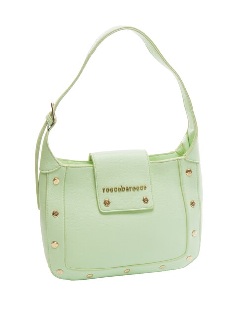 GRACE Borsa a spalla con borchiette verde - Borse Donna