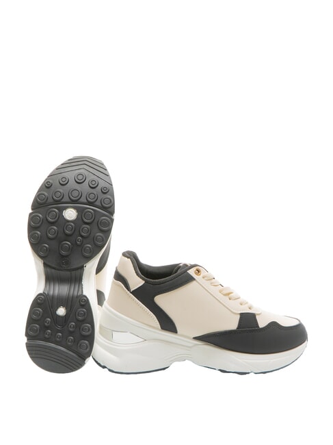 METALLIC LOGO Sneakers bicolor alte white/black - Scarpe Donna