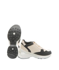 ROCCOBAROCCO METALLIC LOGO Sneakers bicolor alte white/black - Scarpe Donna - 2