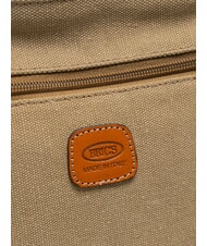 BRIC’S SORRENTO EMMA Borsa piatta a tracolla in canvas oliva - Borse Donna - 3