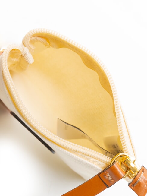 SORRENTO Necessaire a bustina in canvas PANNA - Bustine & Necessaire