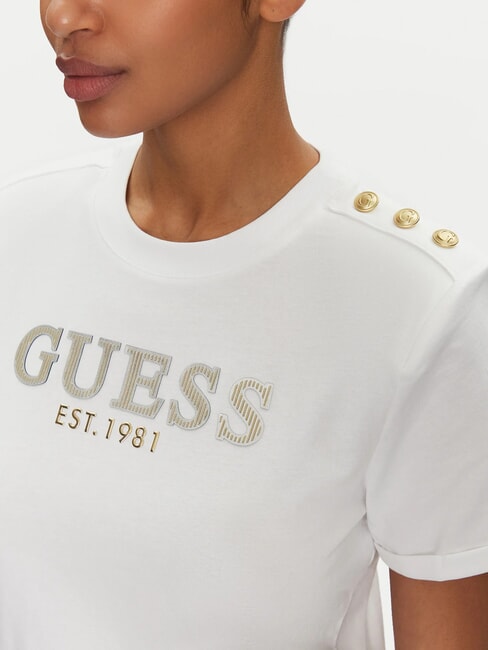 CN SS CROPPED T-Shirt in cotone purwhite - T-shirt e Top Donna