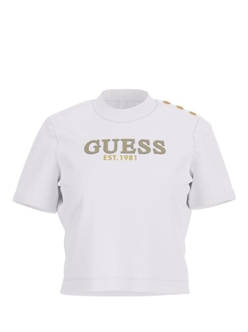 CN SS CROPPED T-Shirt in cotone purwhite - T-shirt e Top Donna