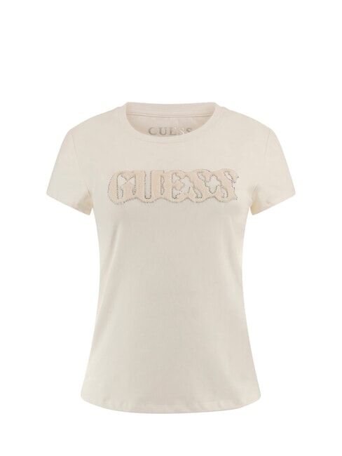 SS PONY HAIR R5 T-Shirt in cotone cremwhi - T-shirt e Top Donna