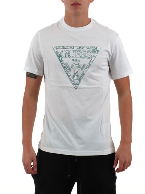 SS CN TRIANGLE T-Shirt in cotone purwhite - T-shirt Uomo