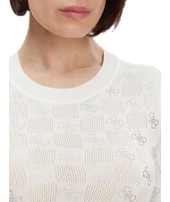 GUESS ROSIE 4G RN T-Shirt cremwhi - T-shirt e Top Donna - 3