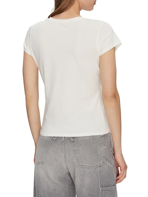 SS PONY HAIR R5 T-Shirt in cotone cremwhi - T-shirt e Top Donna