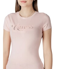 GUESS SS DOT LOGO R3  T-shirt a maniche corte pink pearl - T-shirt e Top Donna - 3