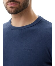 GUESS GARFIELD Maglione in cotone cave blue - Maglie Uomo - 3