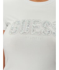 GUESS CN SS LOGO T-shirt a maniche corte sky high - T-shirt e Top Donna - 3