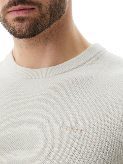 GARFIELD Maglione in cotone resort sand - Maglie Uomo