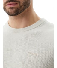 GUESS GARFIELD Maglione in cotone resort sand - Maglie Uomo - 3