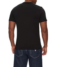 GUESS SS CN LOGO T-Shirt in cotone jetbla - T-shirt Uomo - 2